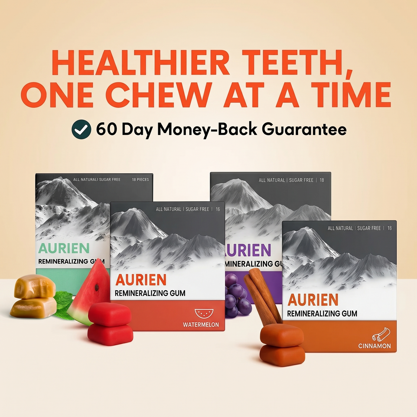 Aurien ™️ -Remineralizing Gum - New Flavors